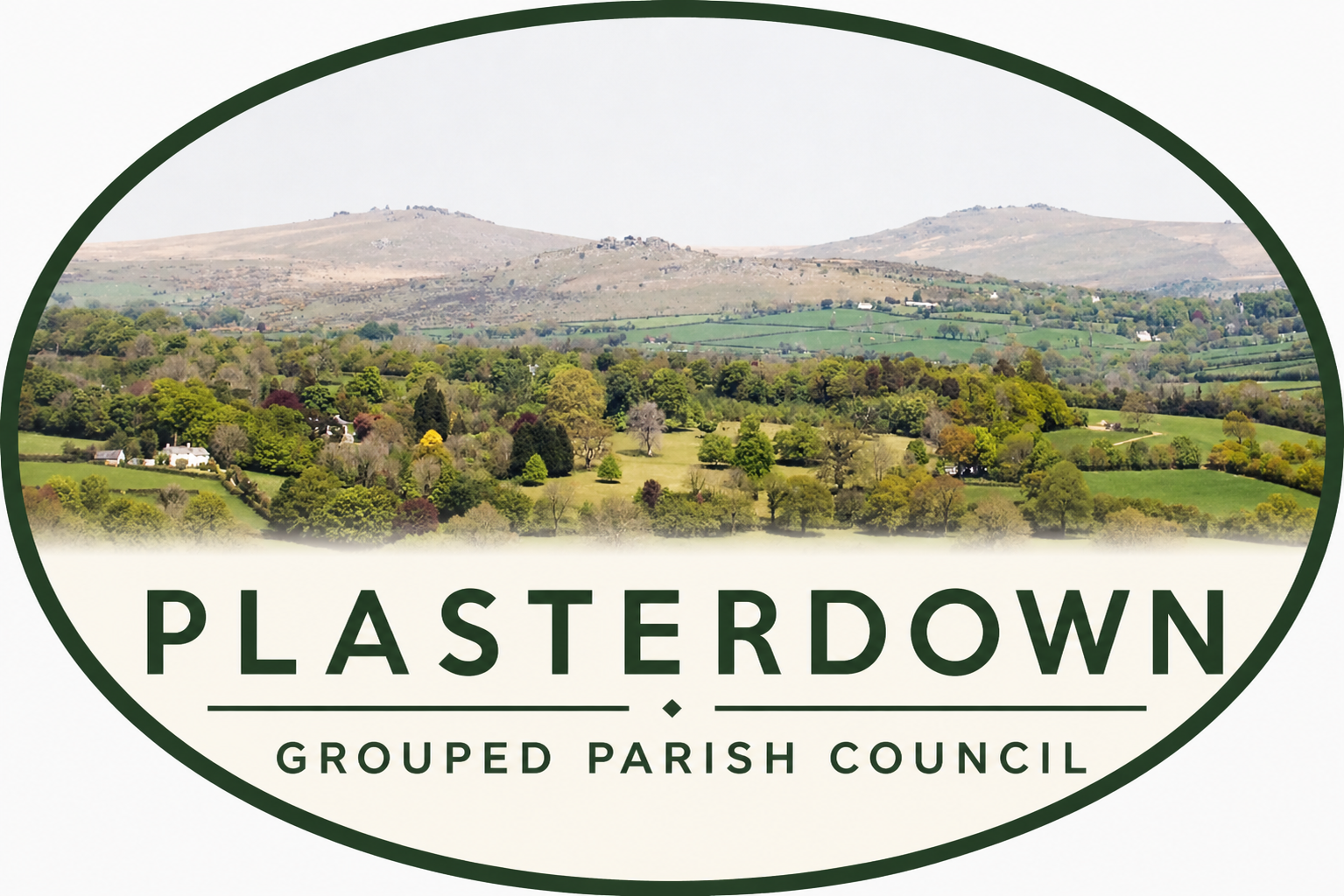 Plasterdown Grouped Parish Council Mobile Logo